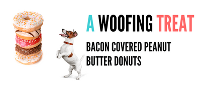 Bacon Covered Peanut Butter Donuts - In Pups We Trust