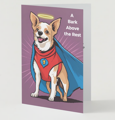 A Bark Above the Rest - Sympathy Card